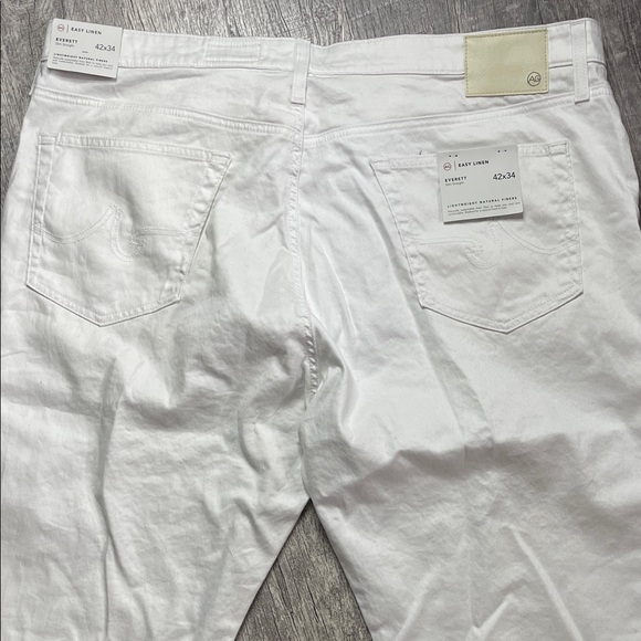 Adriano Goldschmied Everett Slim Straight White Pants - Picture 8 of 10